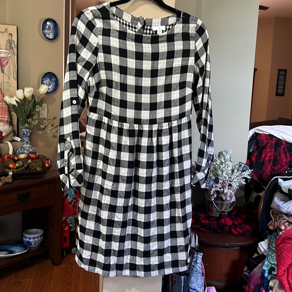 J Jill plaid dress